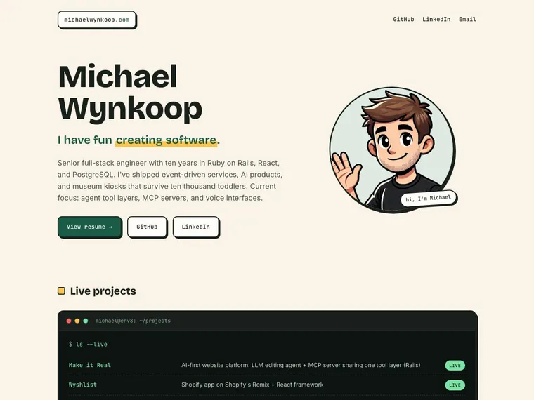 The MW.COM website